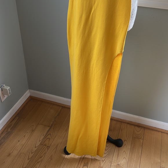 Lovers & Friends off the shoulder high-slit maxi dress NWT Size XS - Picture 9 of 15